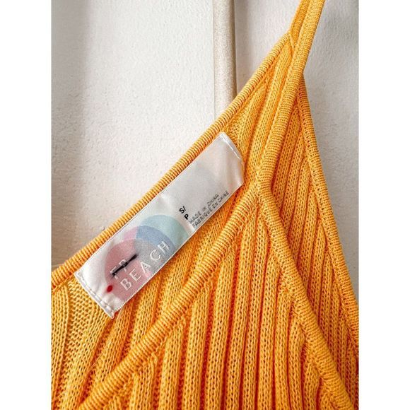 Free People FP Beach Yellow Nola Sweater Romper - Picture 6 of 9